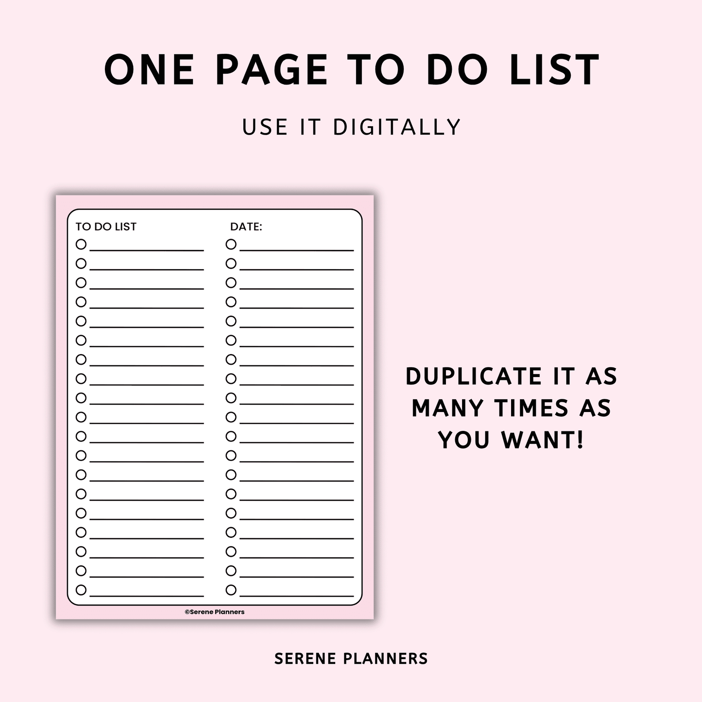 To Do List