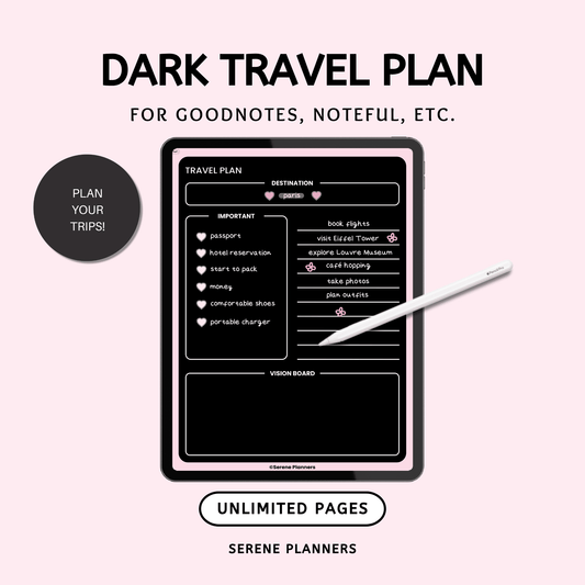 Dark Travel Plan