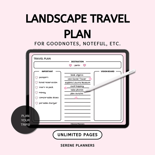 Landscape Travel Plan