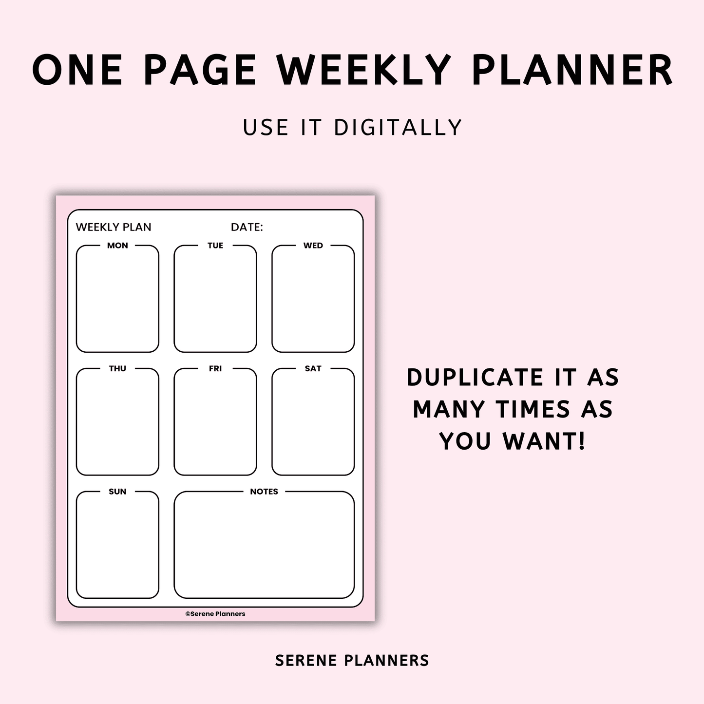 Weekly Planner